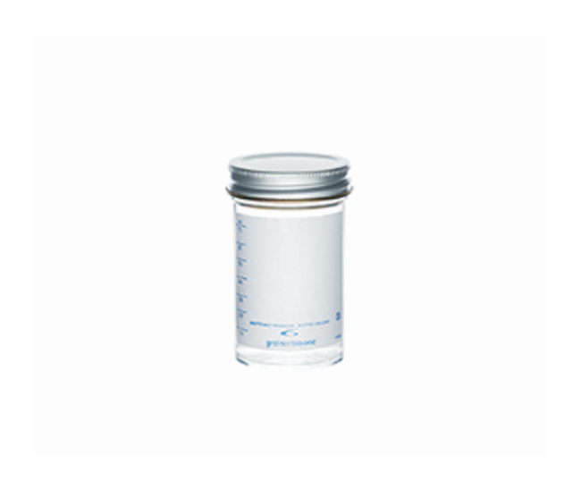 Flat Bottom Polystyrene Multipurpose Container with Metal Screw Cap