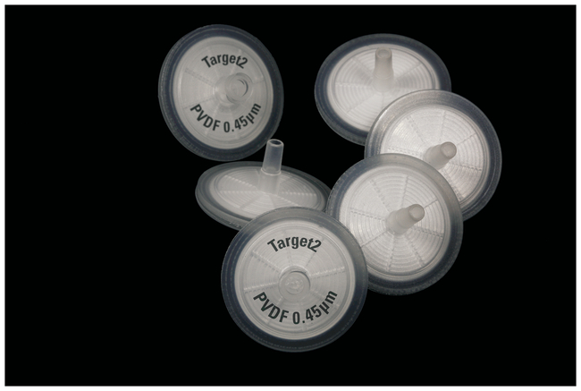 Target2&trade; PTFE Syringe Filters, 0.45&mu;m, 30mm, with Pre-Filter