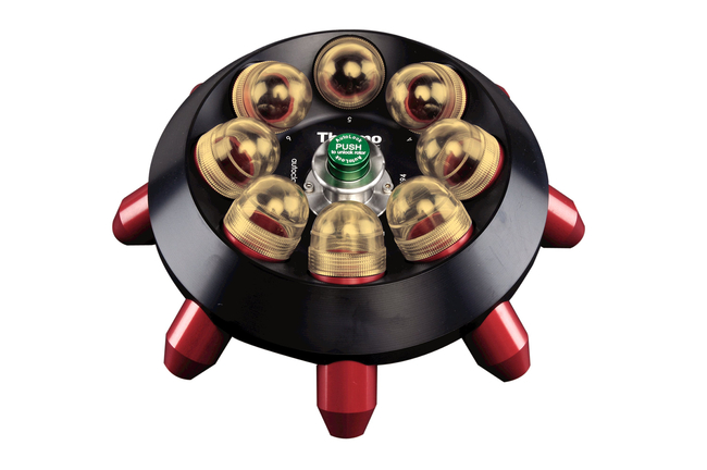 8 x 50 Individually Sealed Fixed Angle Rotor for 50 mL conical (for compact and 1.6L General Purpose Centrifuges)