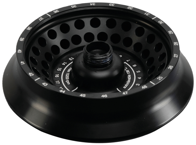 Microliter 48 x 2 mL Sealed Aluminum Fixed Angle Rotor for Compact and 1.6 L and 4 L General Purpose Centrifuges