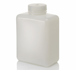 Nalgene&trade; Rectangular HDPE Bottles with Closure