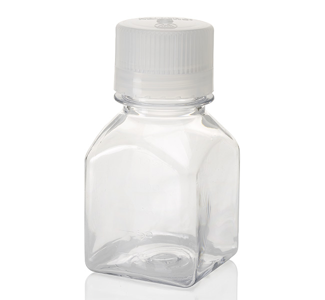 Nalgene&trade; Square Polycarbonate Bottles with Closure