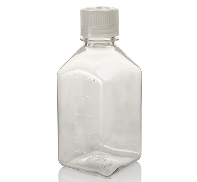 Nalgene&trade; Square Polycarbonate Bottles with Closure