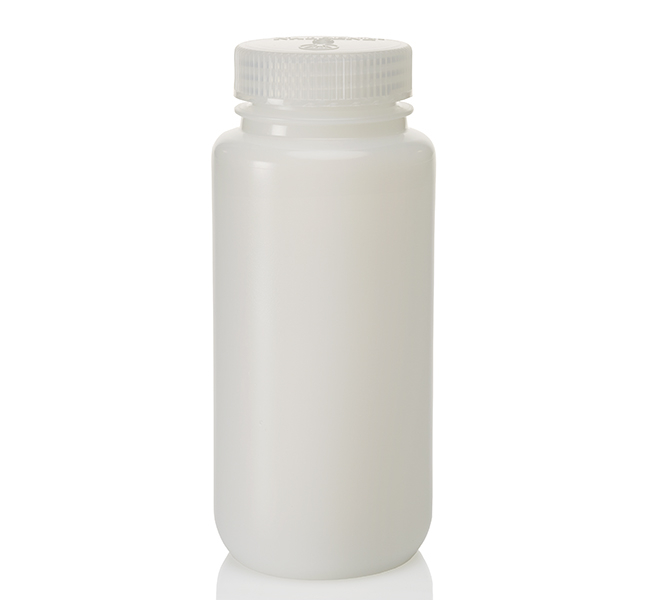 Nalgene&trade; Wide-Mouth HDPE Bottles with Closure: Bulk Pack