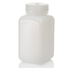 Nalgene&trade; Square Wide-Mouth HDPE Bottles with Closure