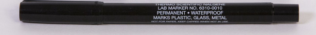 Nalgene&trade; Black Ink Lab Markers