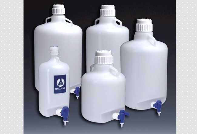 Nalgene™ LDPE, Round Carboy with Spigot